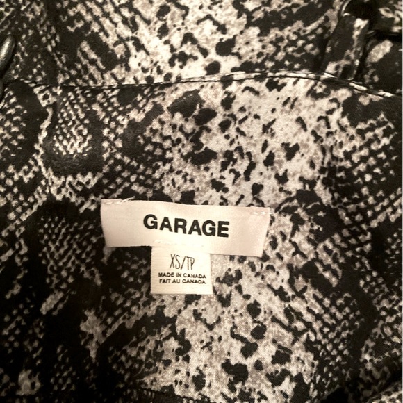 Garage silky light cheeta print dress xs - Picture 4 of 4